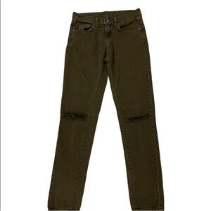 LF Carmar high waisted olive skinny jeans